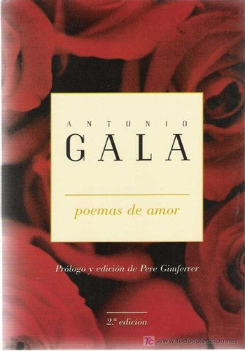 Portada del libro Poemas de Amor Gala, Antonio